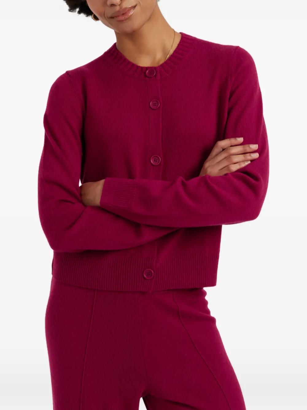 Chinti & Parker Vest met ronde hals Rood