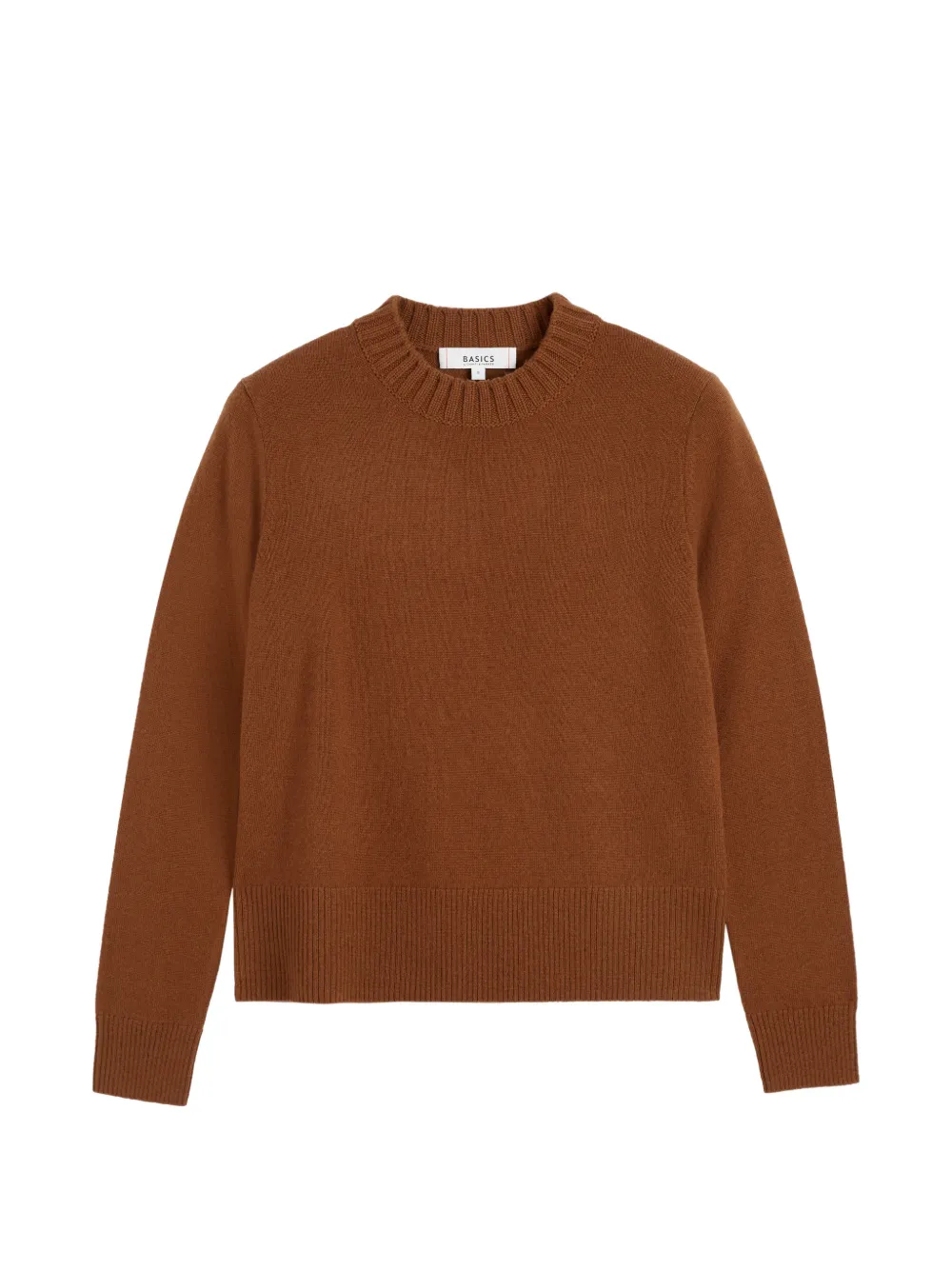 Chinti & Parker cropped ribbed-trim sweater