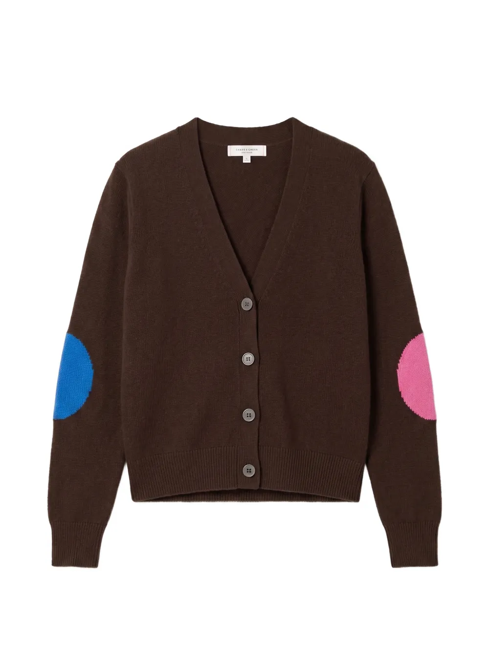 Chinti & Parker elbow-patch cardigan