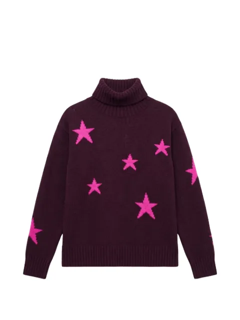 Chinti & Parker suéter con cuello vuelto y estrella en intarsia