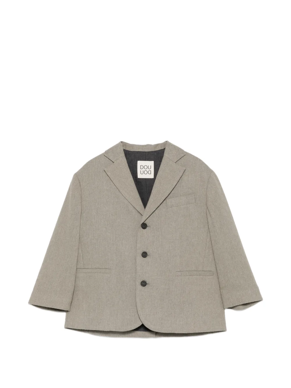 Douuod Kids single-breasted notched-lapel jacket - Grau