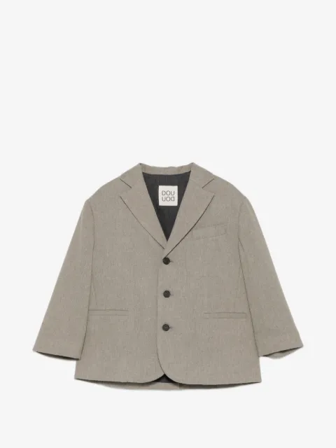 Douuod Kids single-breasted notched-lapel jacket