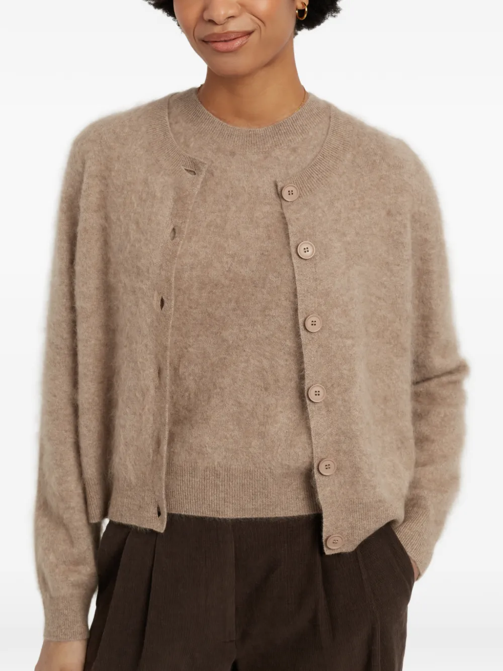 Chinti & Parker Kasjmier vest Beige