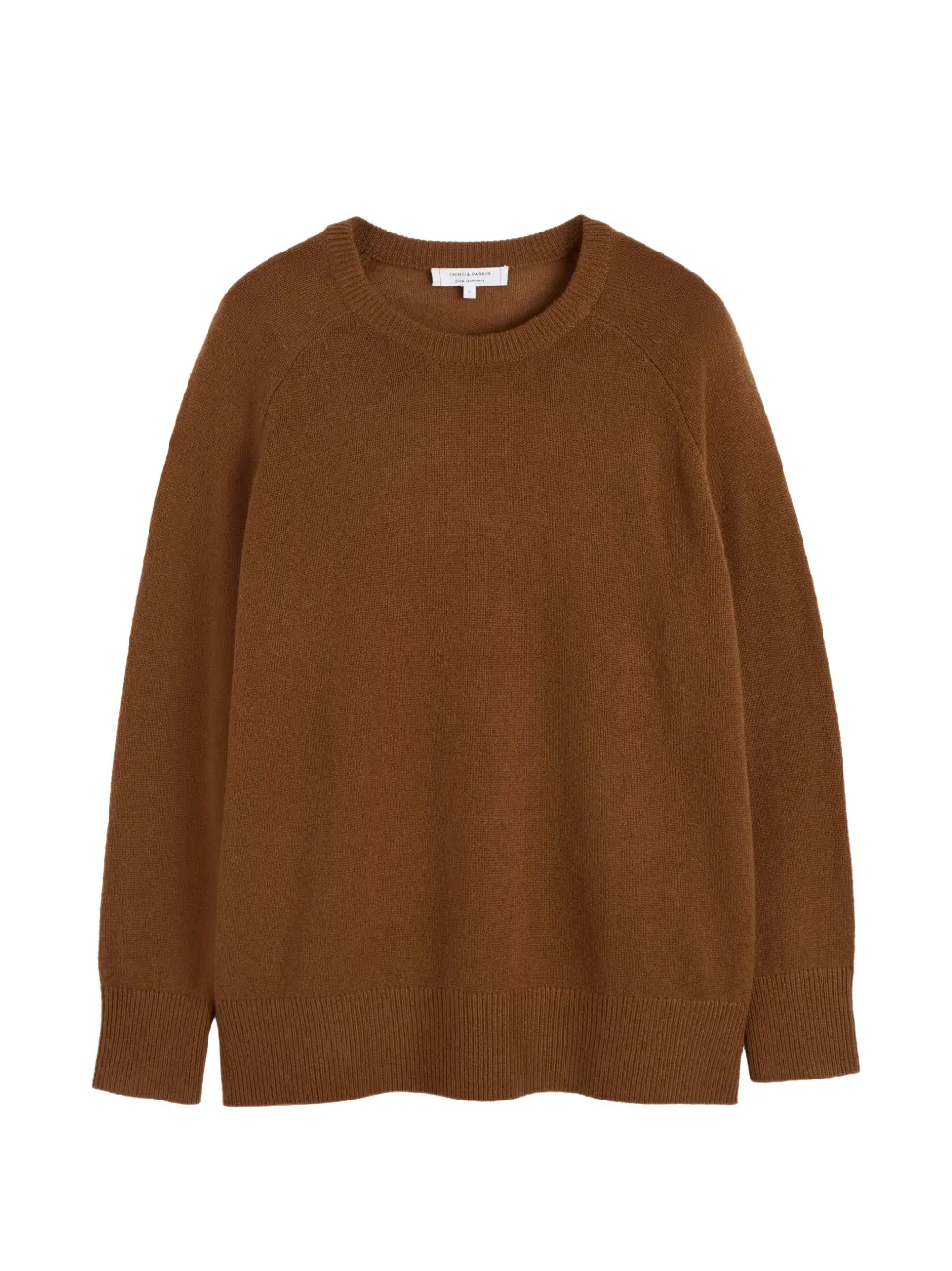 Chinti & Parker Raglan-sleeve Cashmere Sweater In Brown