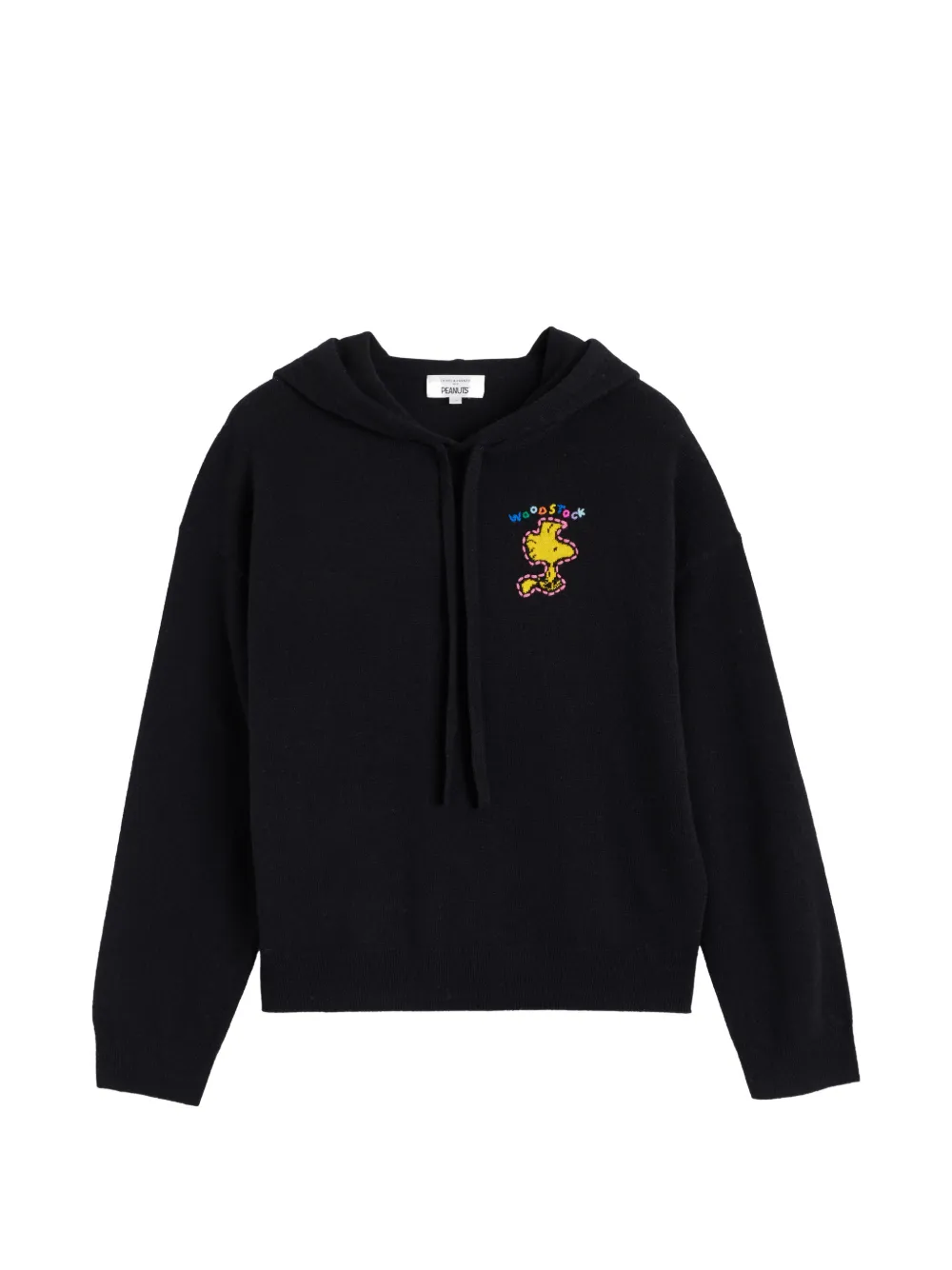 Chinti & Parker Snoopy-motif intarsia-knit hoodie
