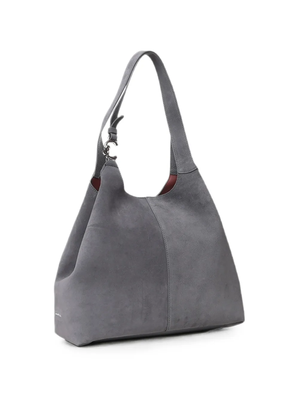 Coccinelle Grote C-Easy suède shopper Grijs