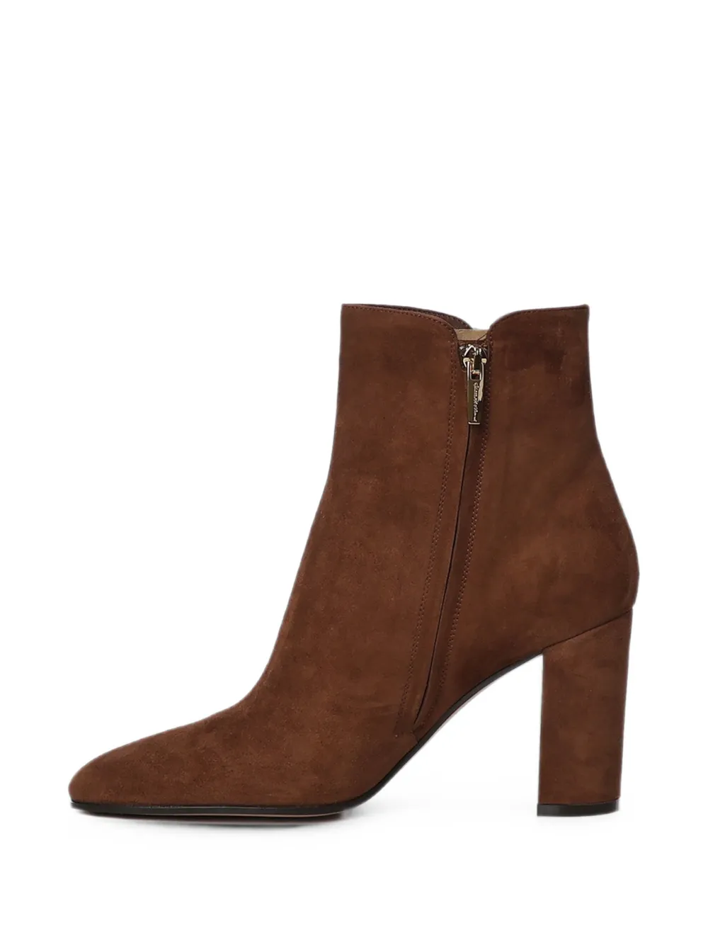 Gianvito Rossi Lisa suede ankle boots Bruin