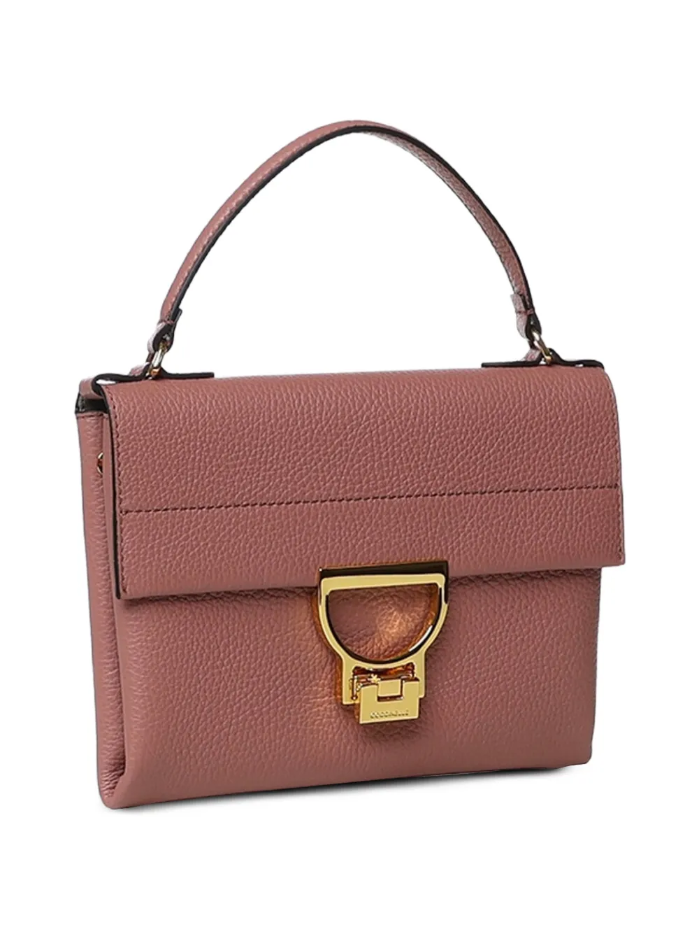 Coccinelle Mini-shopper van bewerkt leer Roze