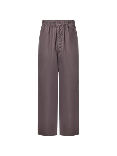 MM6 Maison Margiela pantalones rectos con pretina elástica