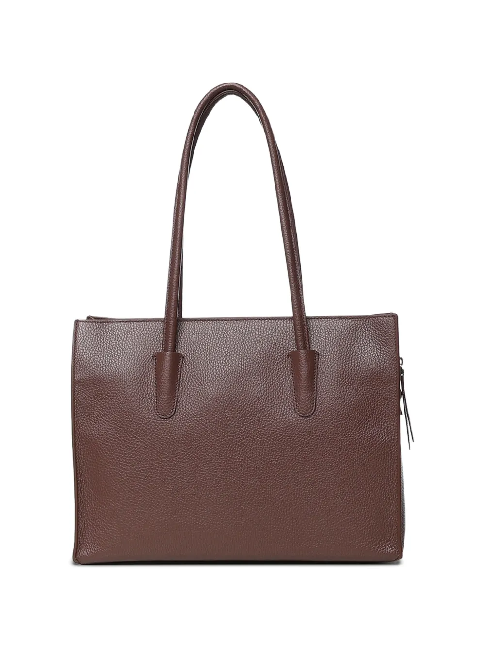 Coccinelle Medium Myrtha26 leren shopper met logo-reliëf Bruin