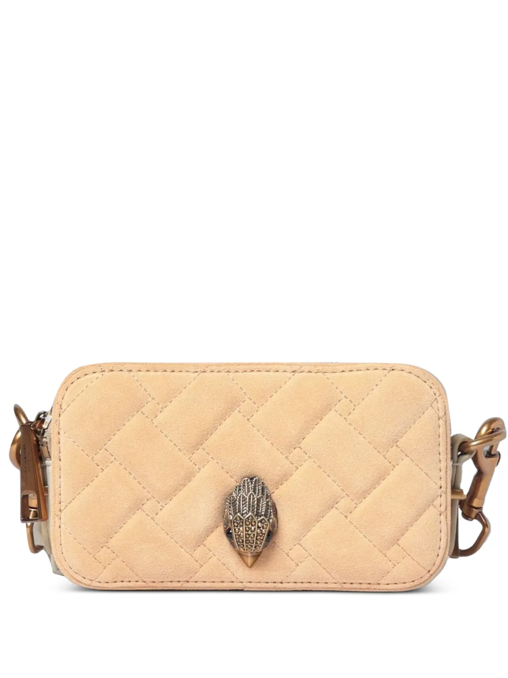 Kurt Geiger London quilted suede shoulder bag - Toni neutri