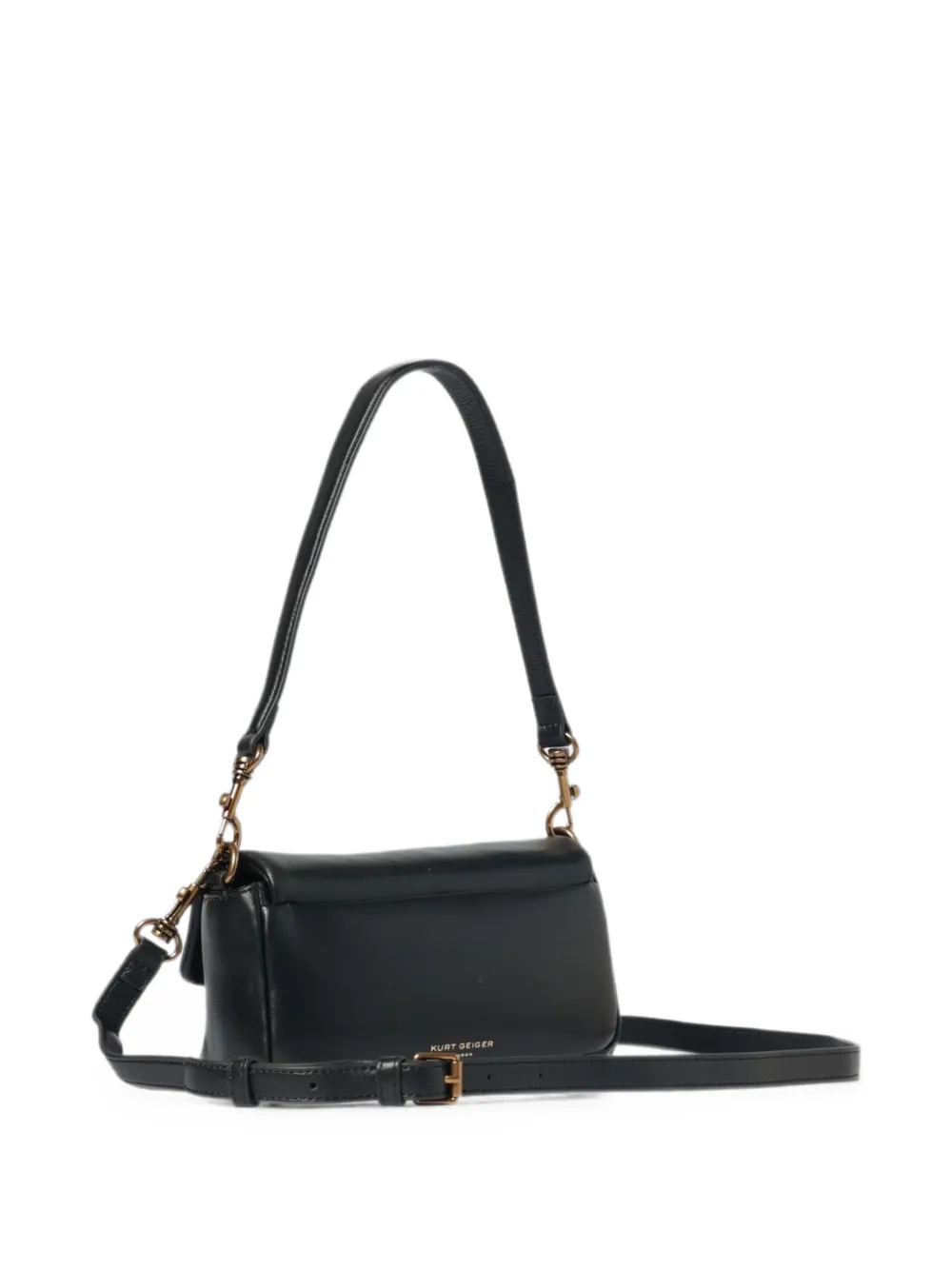 Kurt Geiger London Oxford leren mini-schoudertas Zwart