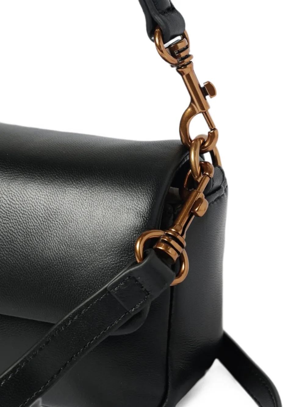 Kurt Geiger London Oxford leren mini-schoudertas Zwart