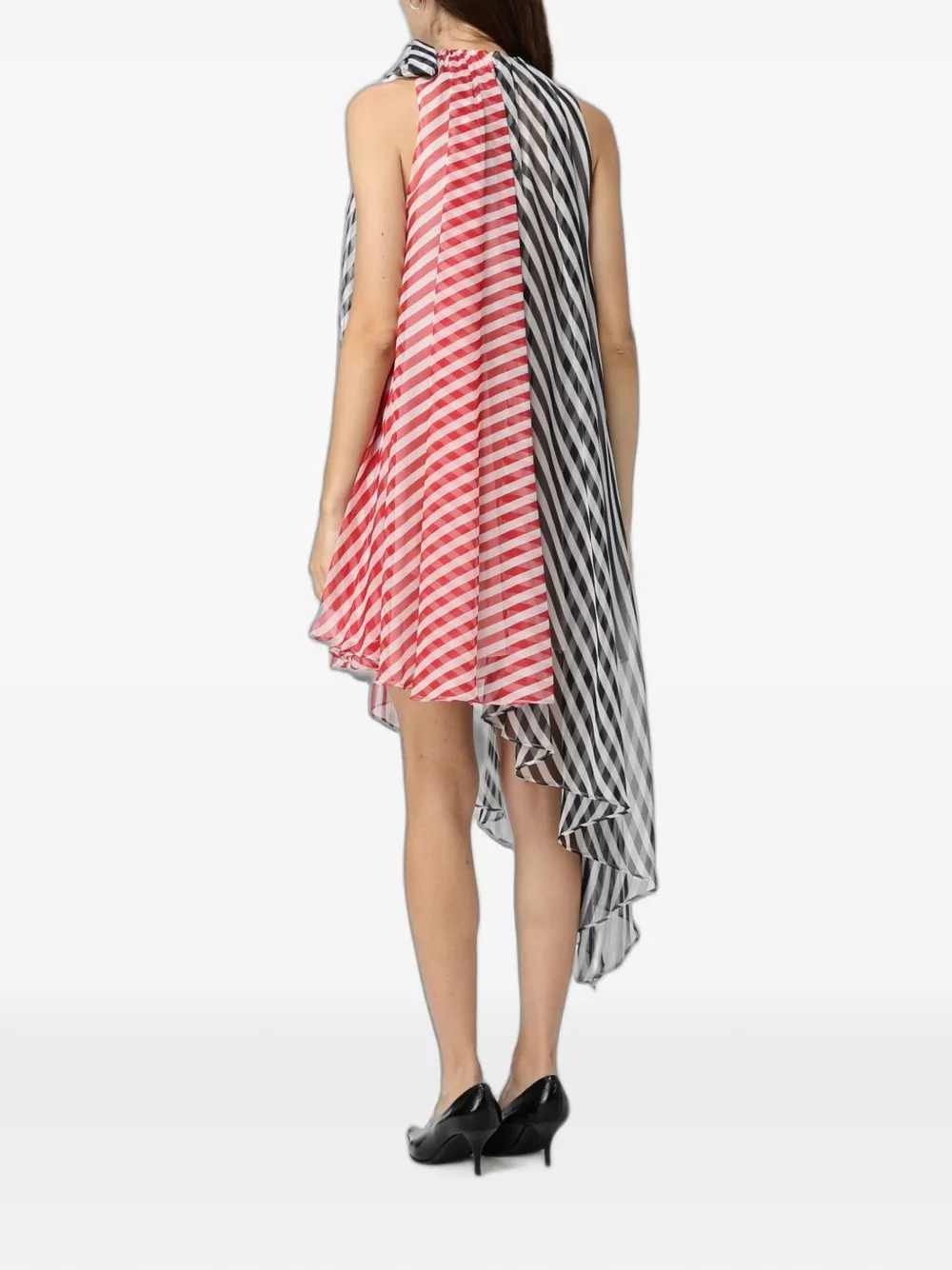 MSGM Asymmetrisch jurk Wit