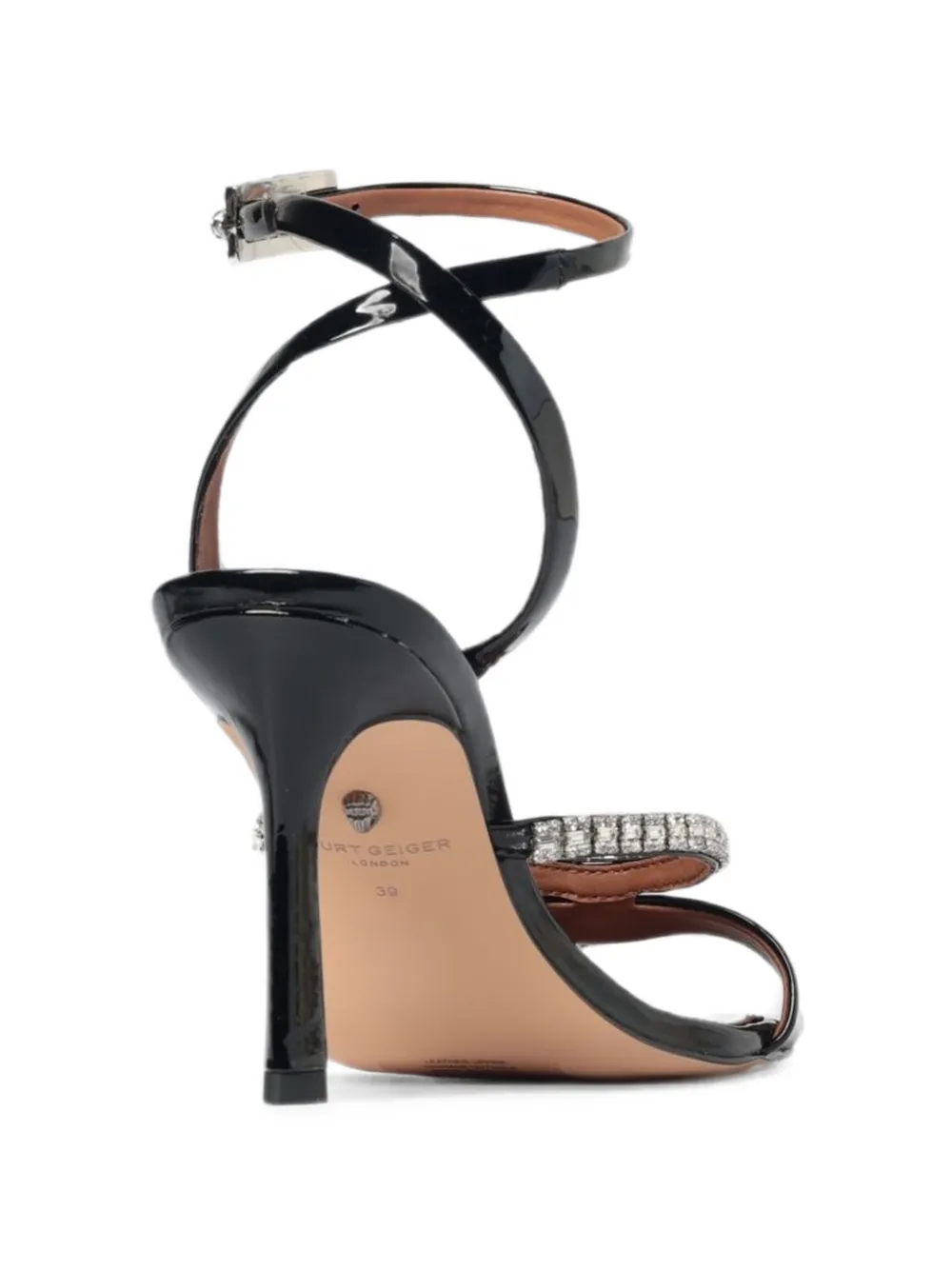 Kurt Geiger London crystal-embellished sandals Zwart