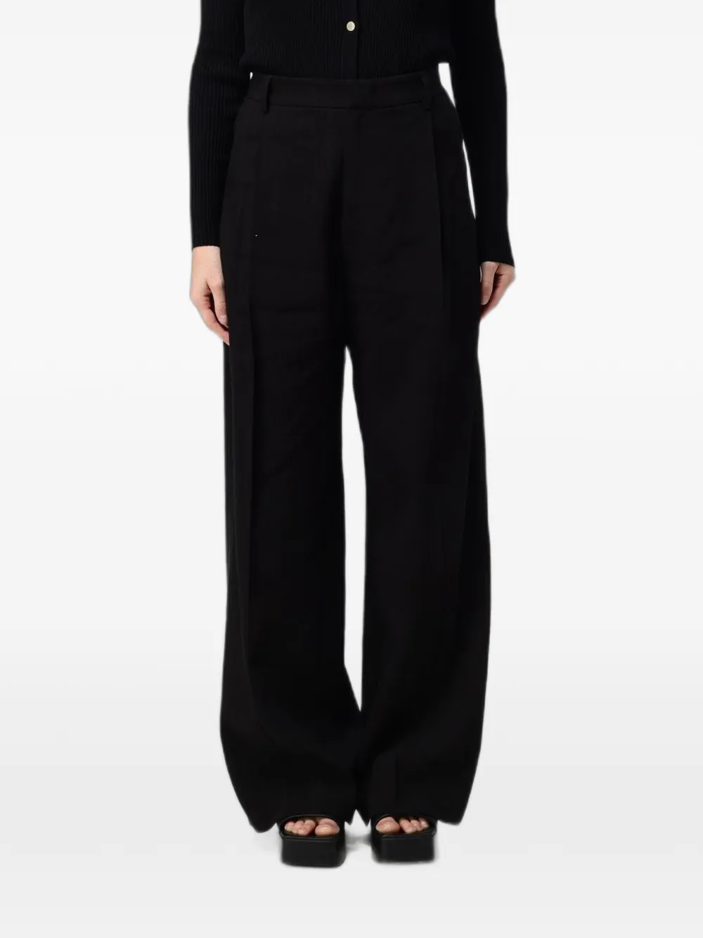 Tela twill wide-leg trousers · 44