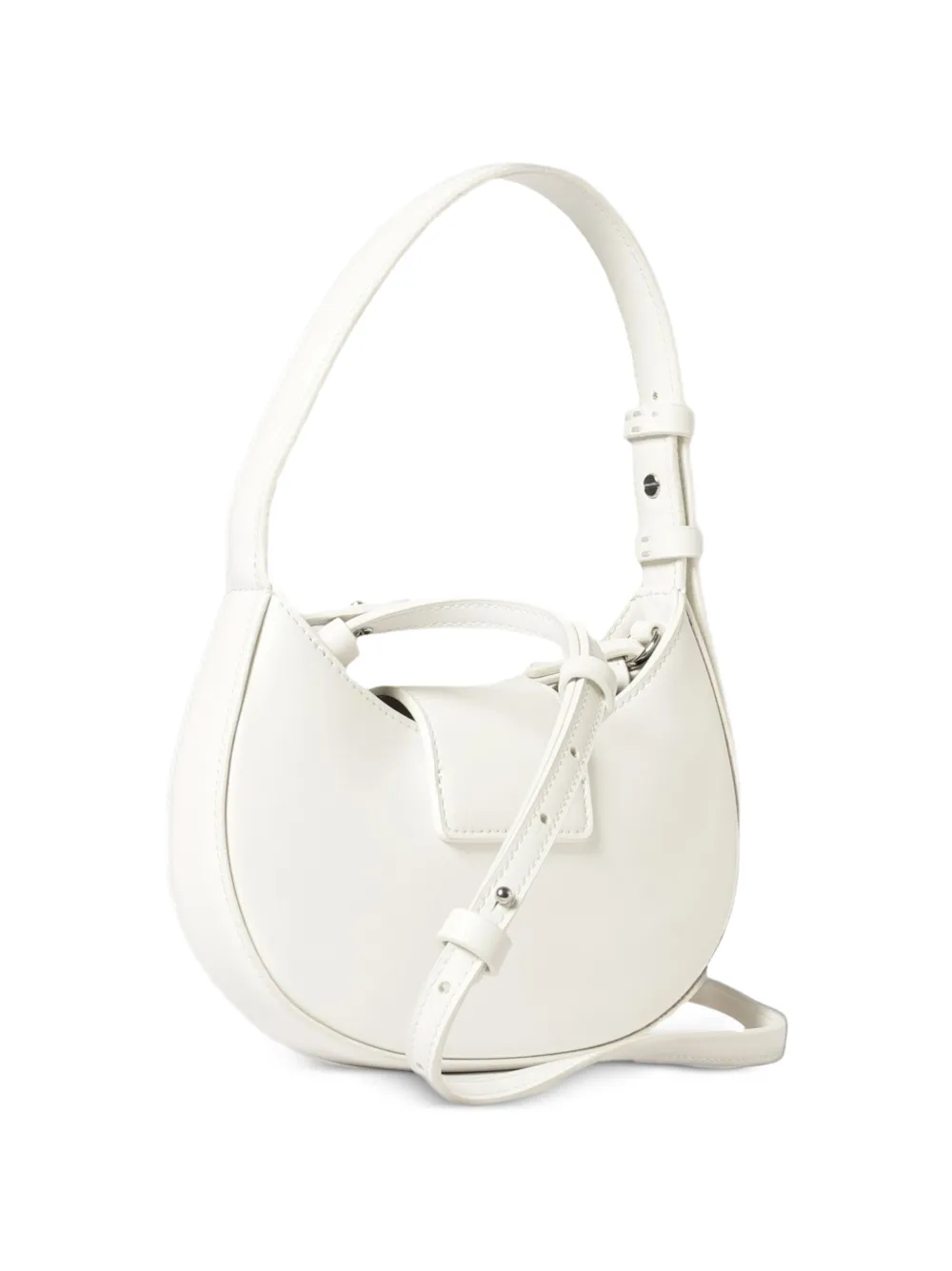 Armani Exchange Mini hobo schoudertas met logoplakkaat Oranje