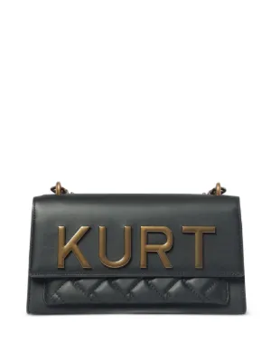 Off-White Block Pouch Leather Shoulder Bag | Black | FARFETCH