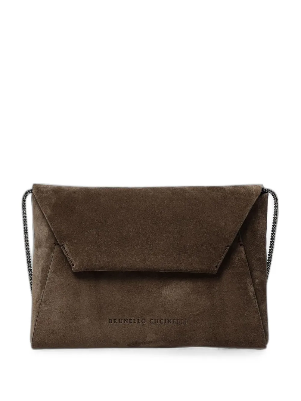 Brunello Cucinelli Duo monili-strap shoulder bag - Brown