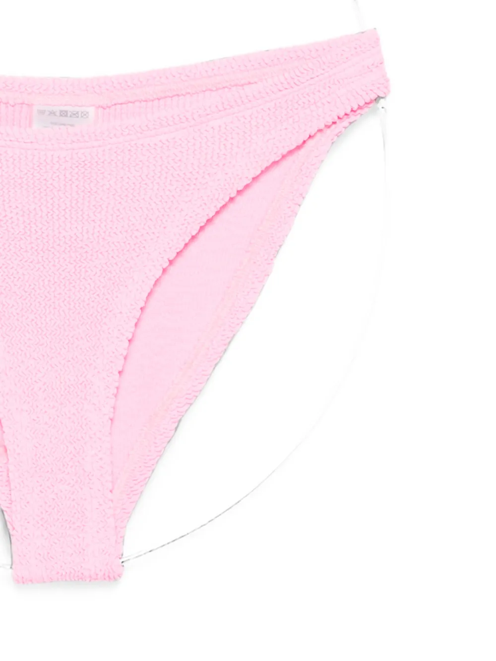 Hunza G Sandy bikini met gekreukt effect Roze