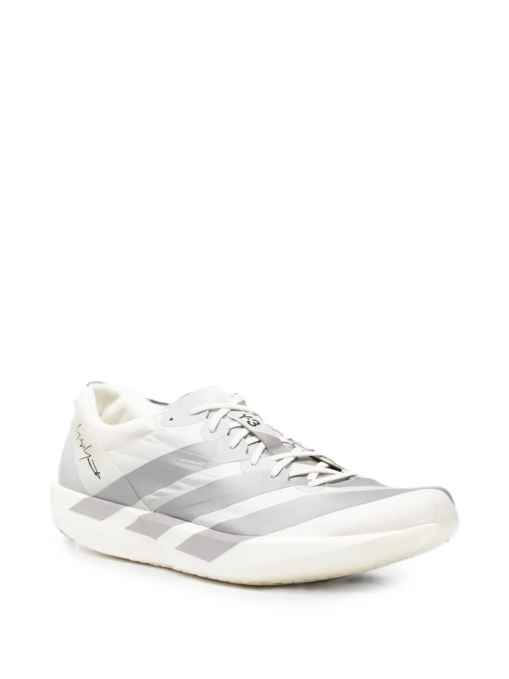 Y-3 Adios 9 logo-print sneakers Wit
