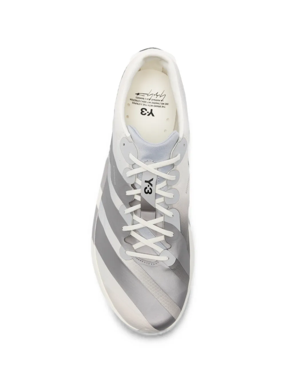 Y-3 Adios 9 logo-print sneakers Wit