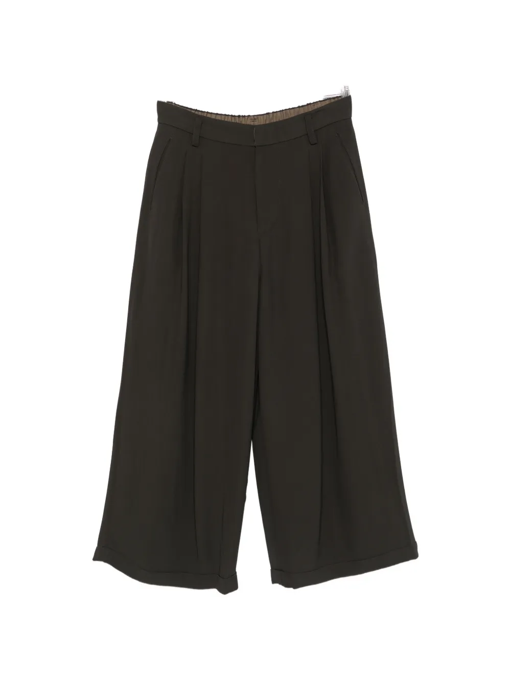 Ziggy Chen pleated palazzo pants - Grün