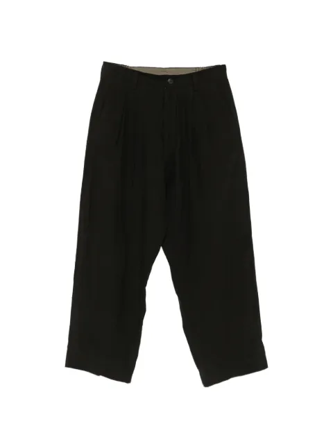 Ziggy Chen pleated buttoned trousers