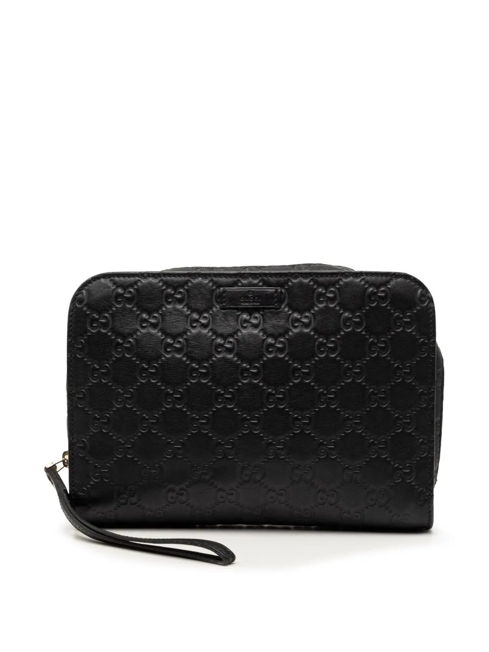 Gucci Pre-Owned 2000-2015 Guccissima clutch bag - Nero