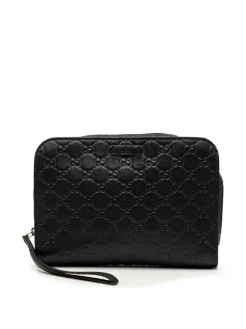 Gucci Pre-Owned 2000-2015 Guccissima clutch bag