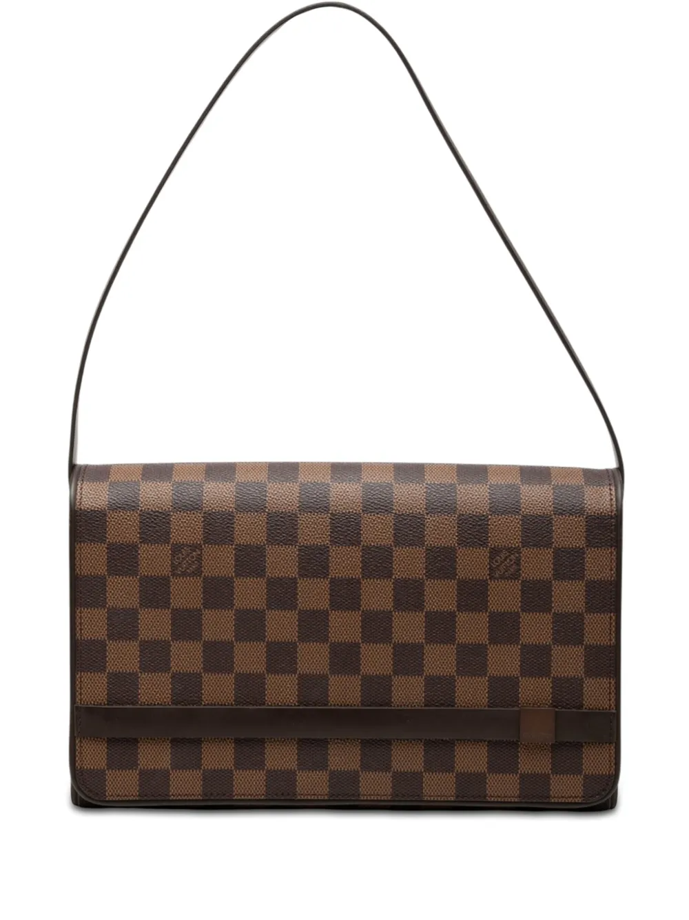 Louis Vuitton Pre-Owned 2000 Damier Ebene Tribeca Long shoulder bag - Marrone