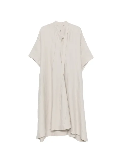 Ziggy Chen panelled short-sleeve midi dress