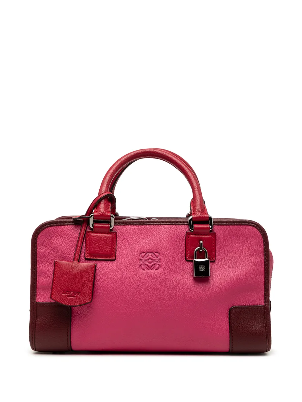 Loewe Pre-Owned 2012 Tricolor Goatskin Amazona 28 handbag - Rosa