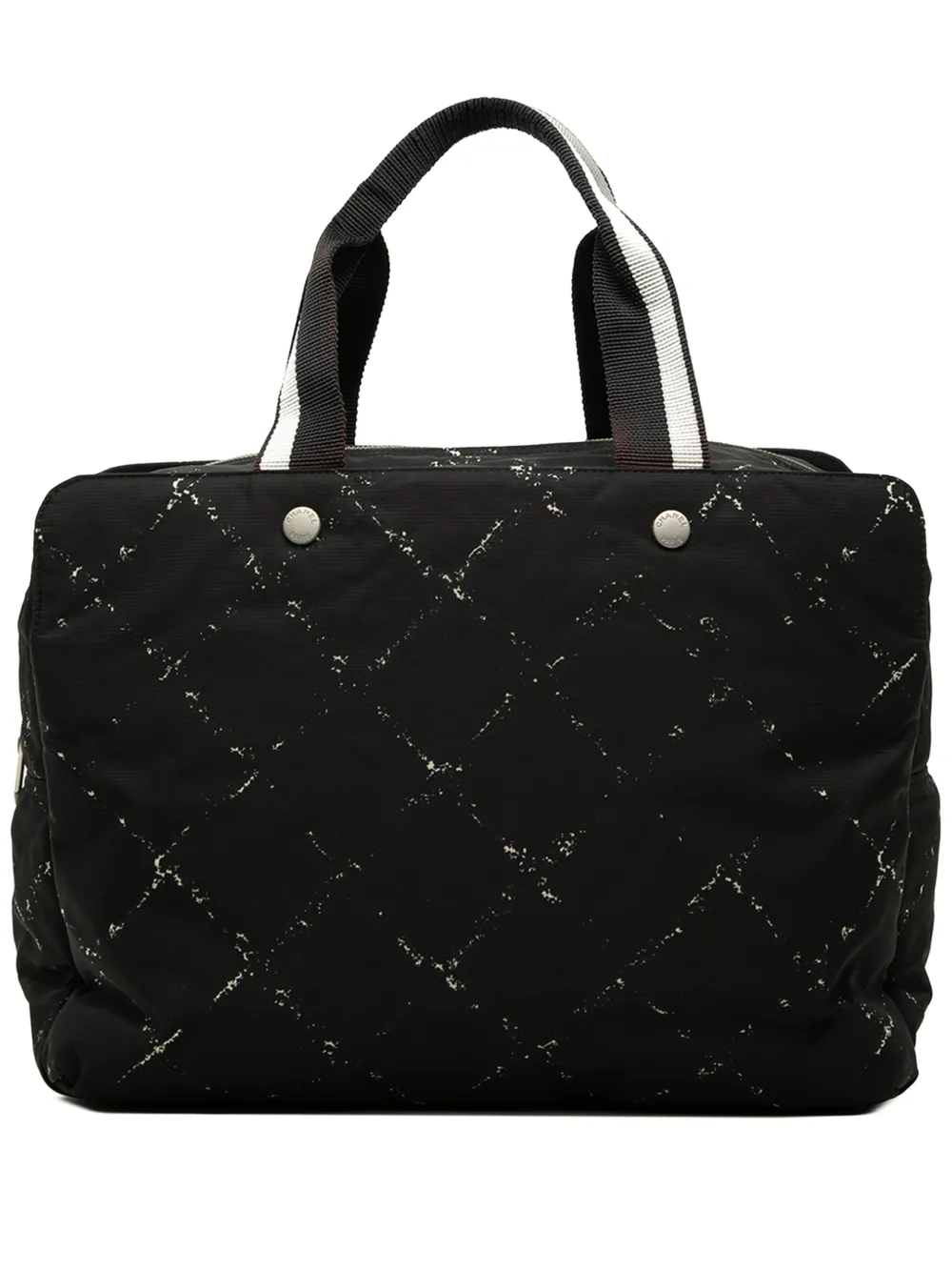 CHANEL Pre-Owned 2000-2002 Old Travel Line Nylon handbag - Nero