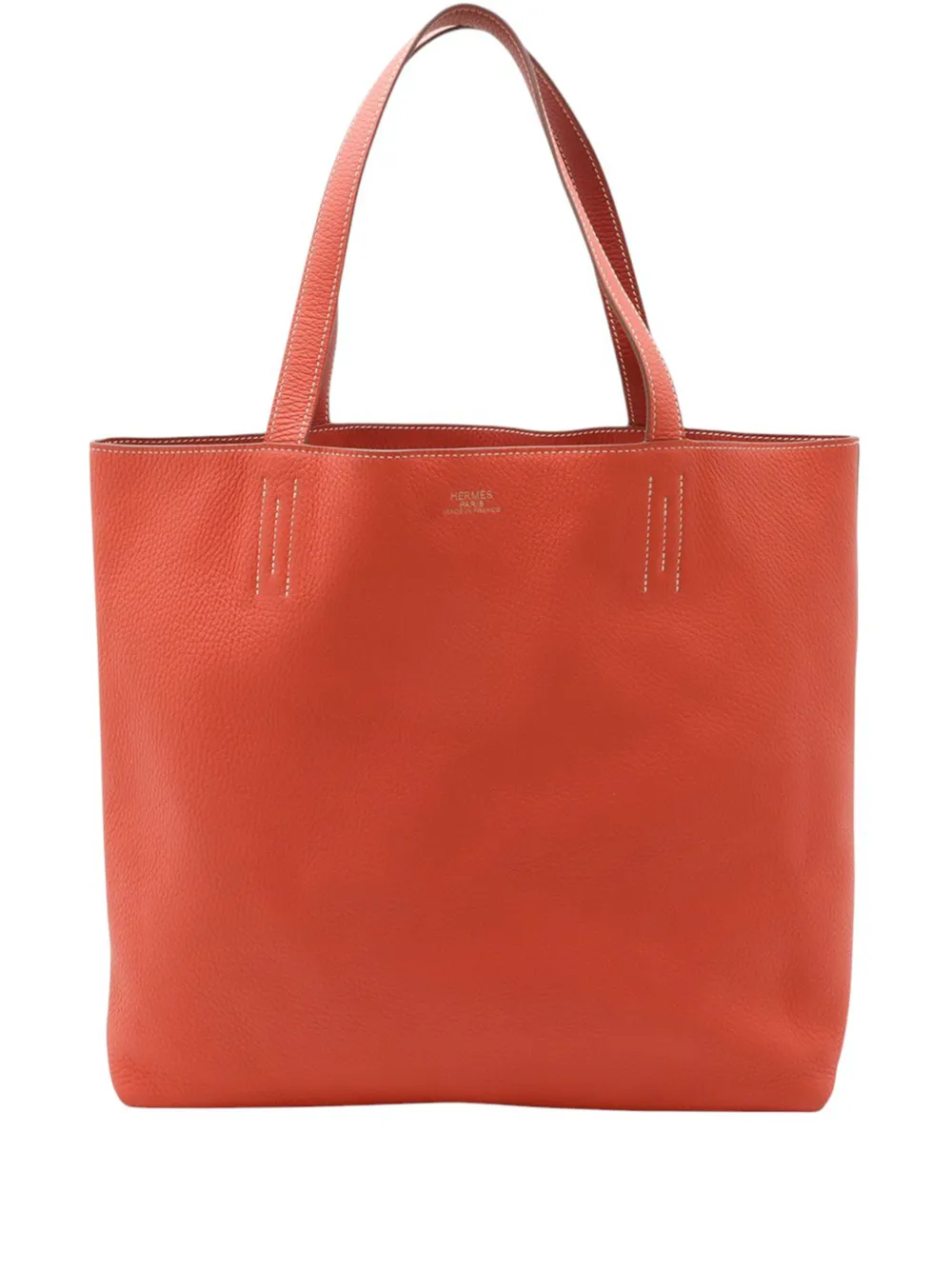 Hermès Pre-Owned 2013 Clemence Double Sens 36 tote bag - Arancione