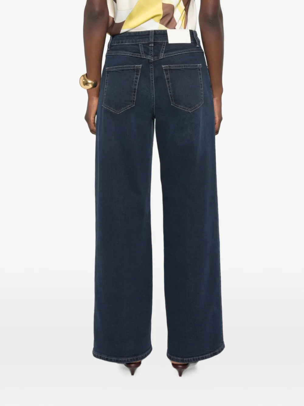 Closed Jayla jeans met wijde pijpen Blauw