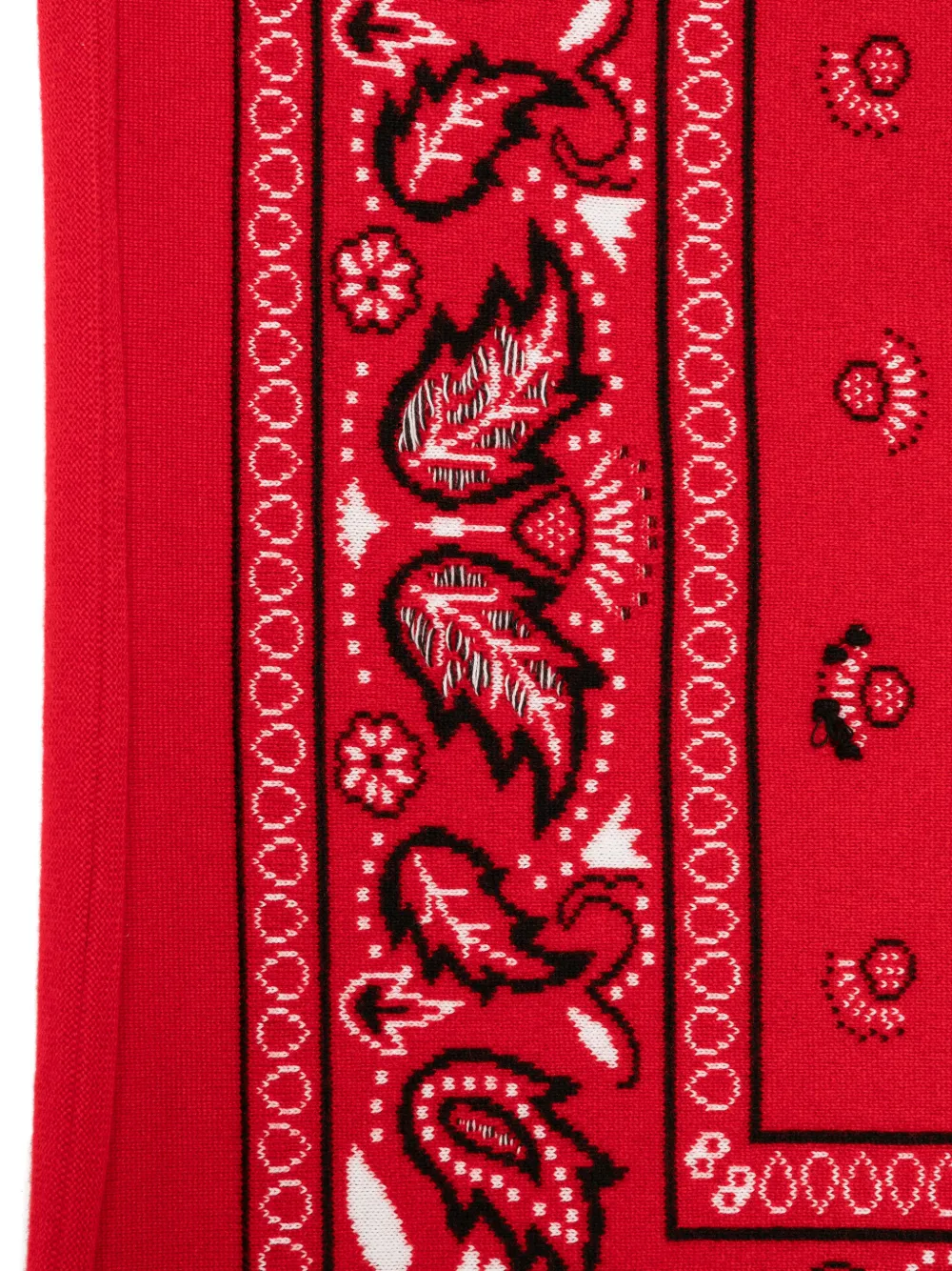 Barrie paisley-print scarf Rood