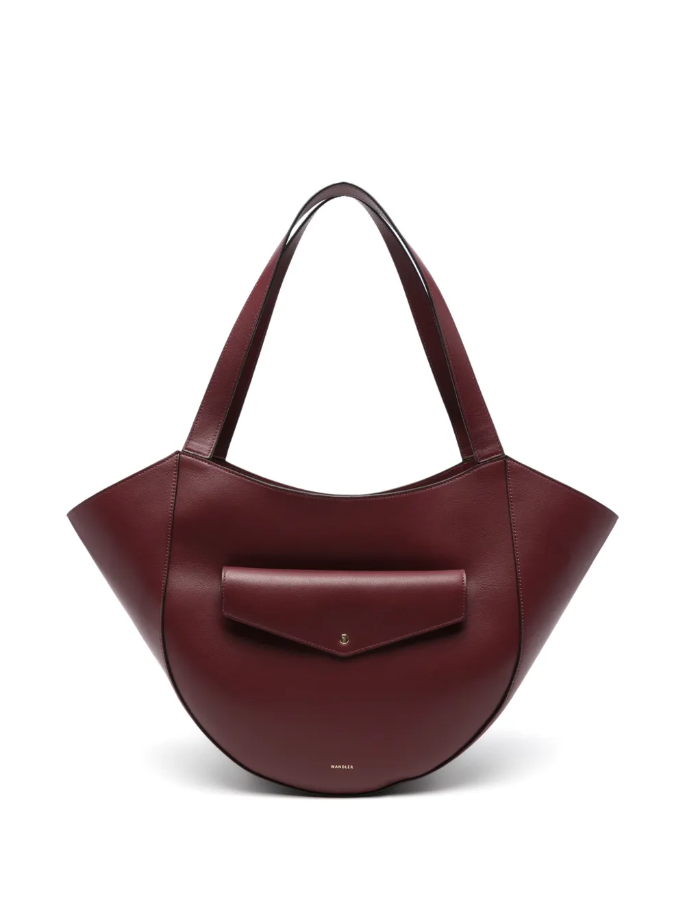 Wandler Hortensia Slouch leather tote bag - Rosso