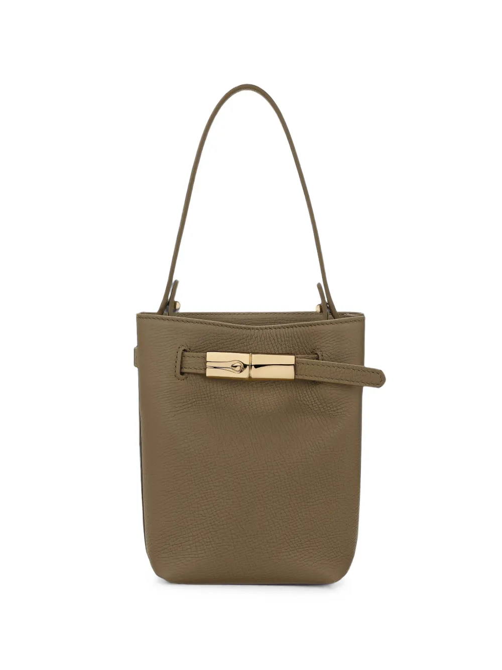 Longchamp Borsa a secchiello Le Smart XS in pelle - Verde