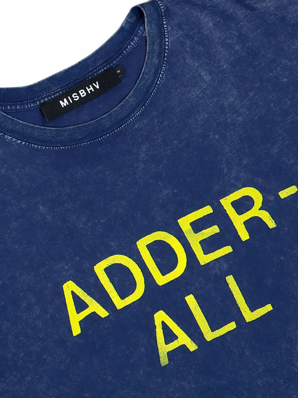 MISBHV Adder-All T-shirt met verweerd effect Blauw