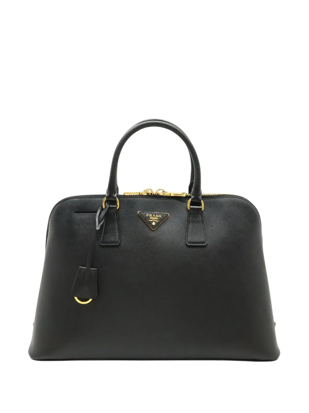 Prada Pre-Owned 2013-2026 Large Saffiano Lux Promenade satchel - Schwarz