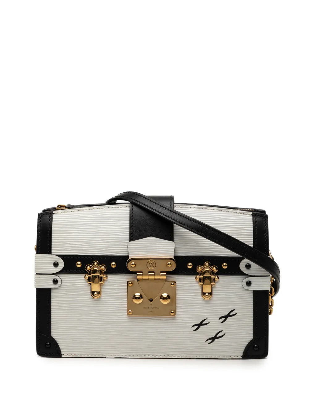 Louis Vuitton Pre-Owned 1990-2010 Epi Trunk Clutch crossbody bag - Bianco