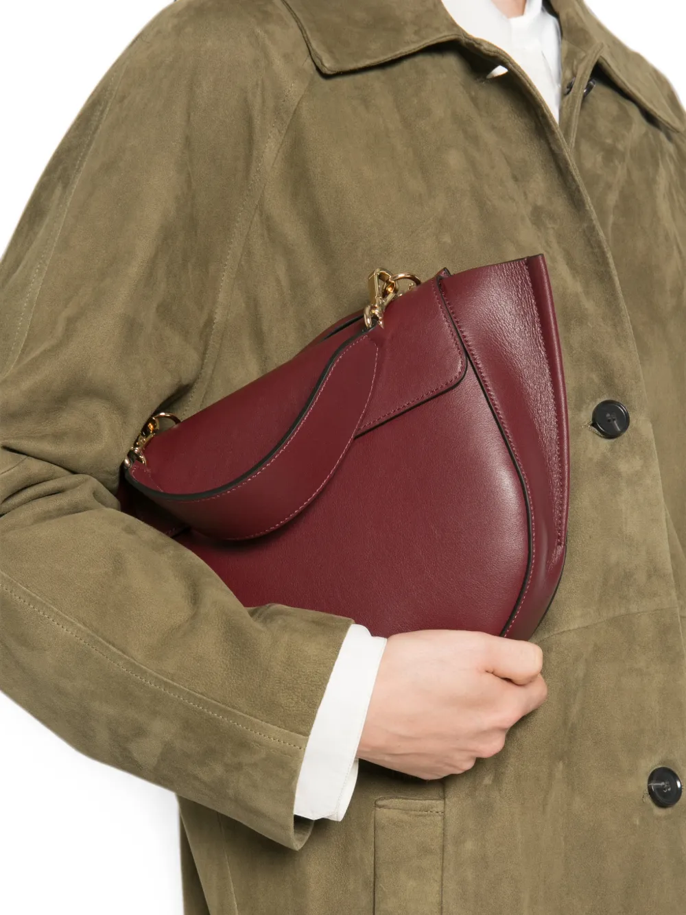 Wandler Hortensia kleine shopper Rood