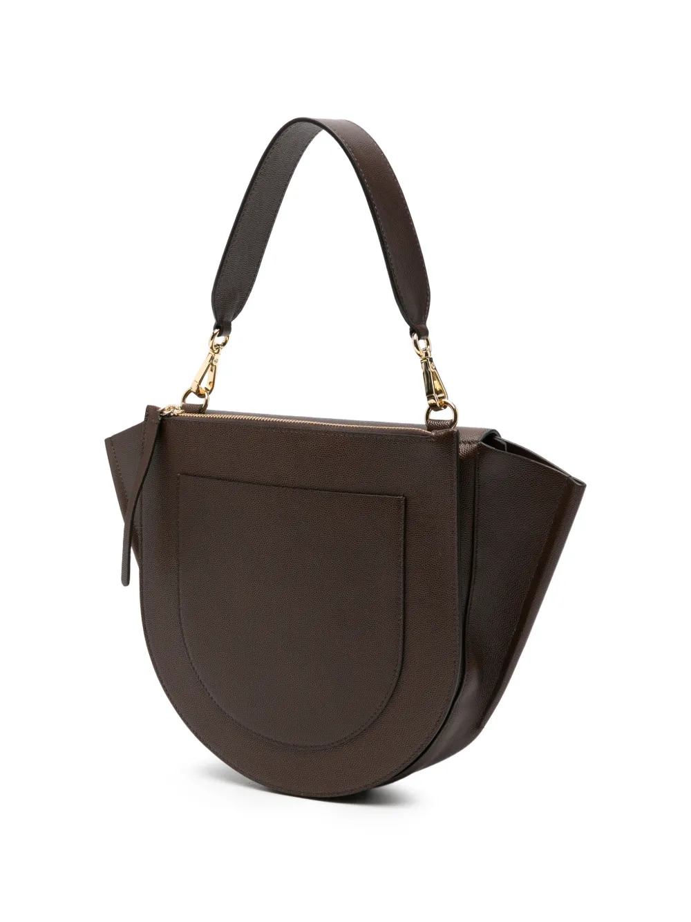 Wandler Hortensia leren shopper Bruin