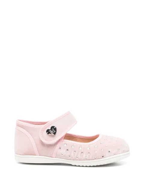 Monnalisa flats con detalles de cristal