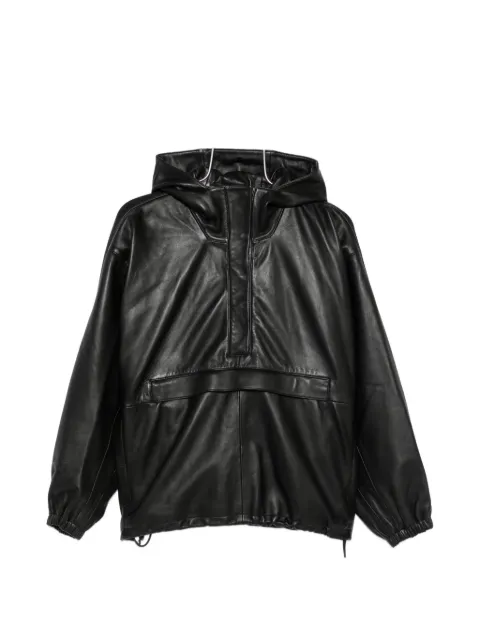 Róhe hooded leather jacket