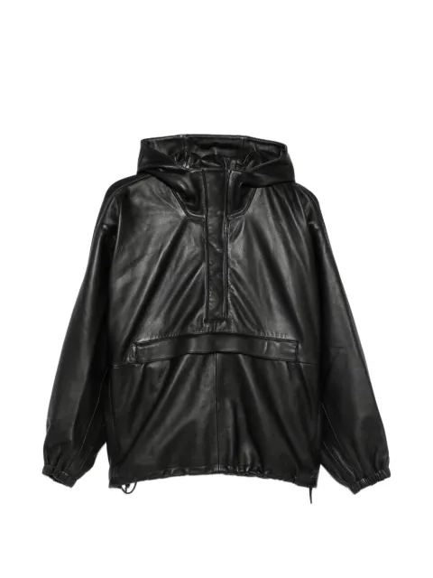 Róhe hooded leather jacket