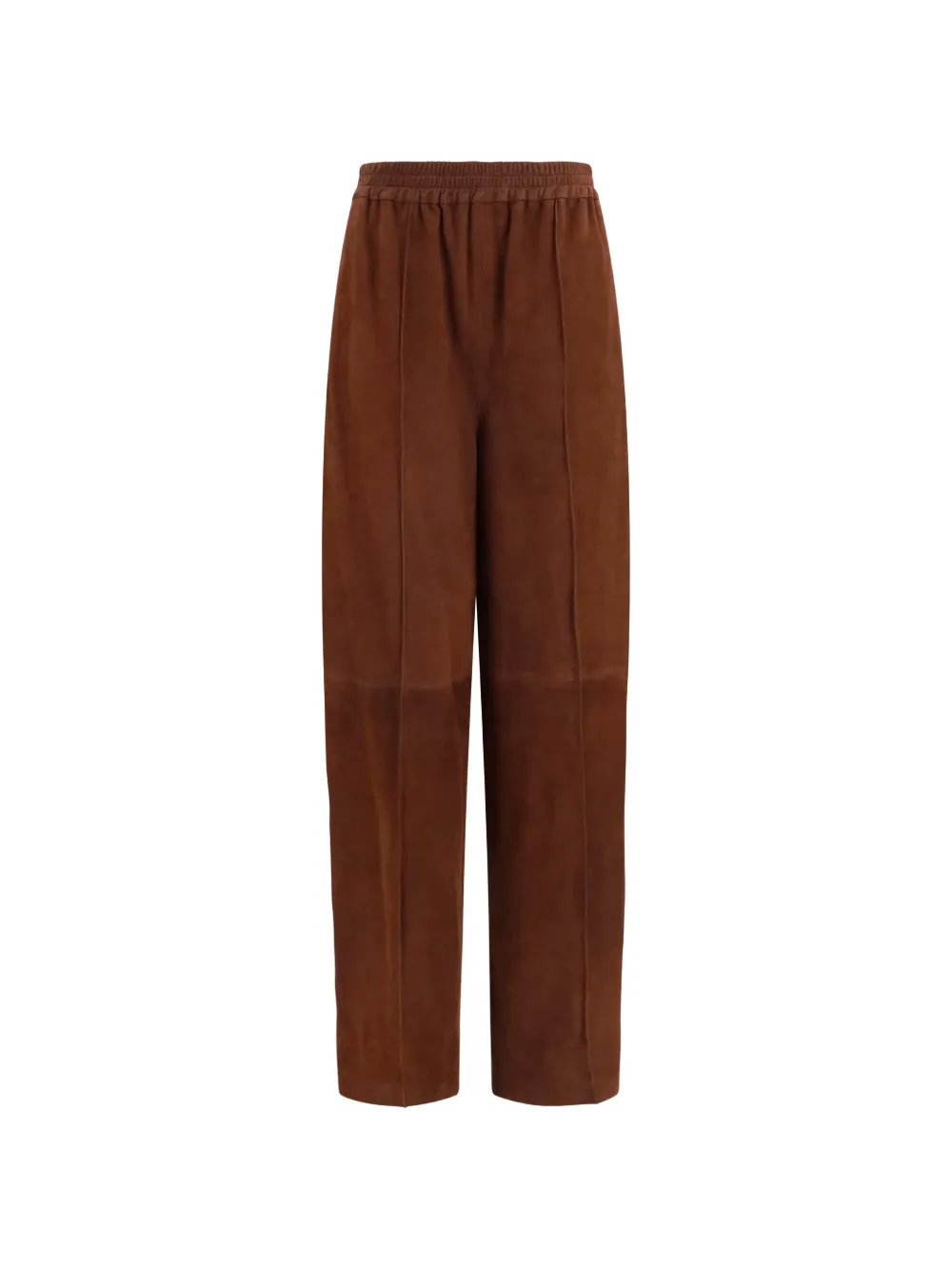 Fabiana Filippi leather trousers - Marrone