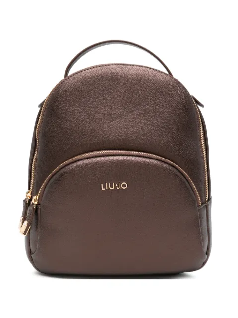 LIU JO mochila con placa del logo