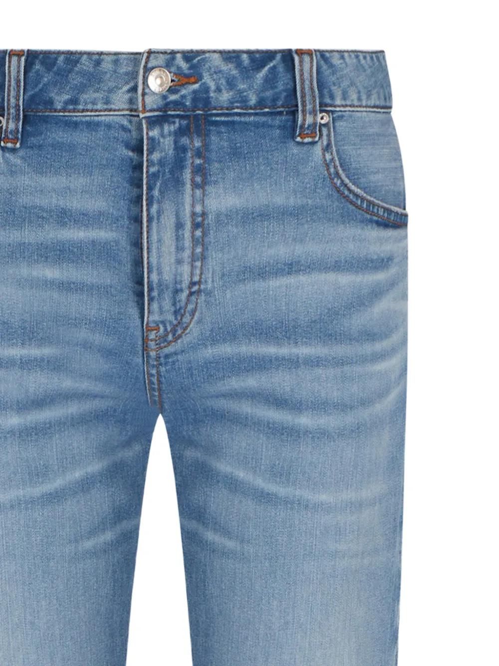 Armani Exchange Jeans met vervaagd effect Blauw